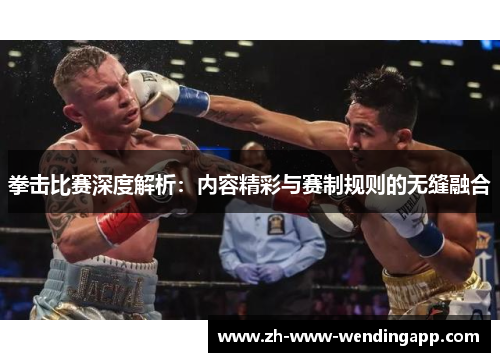 拳击比赛深度解析：内容精彩与赛制规则的无缝融合