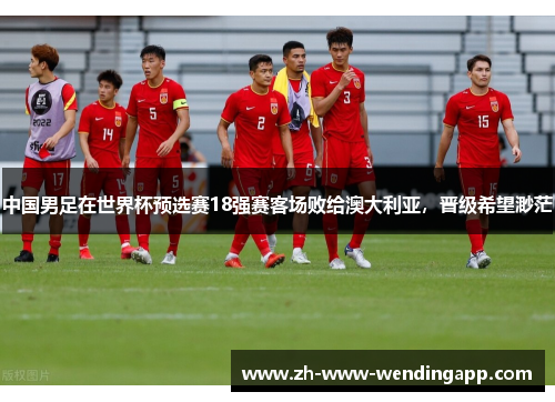 中国男足在世界杯预选赛18强赛客场败给澳大利亚，晋级希望渺茫